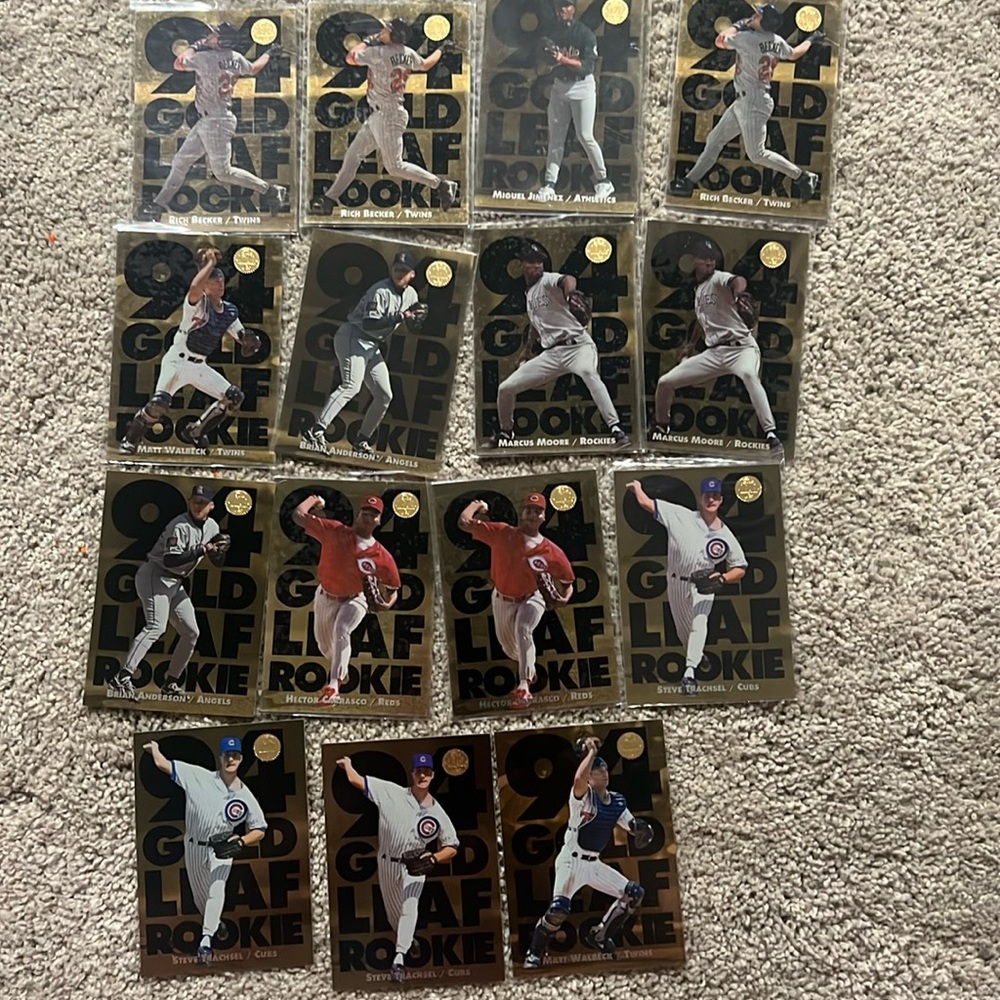1994 Gold leaf rookie cards